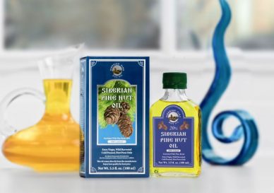 Pine nut oil enriched with pine resin for treating the stomach and intestines