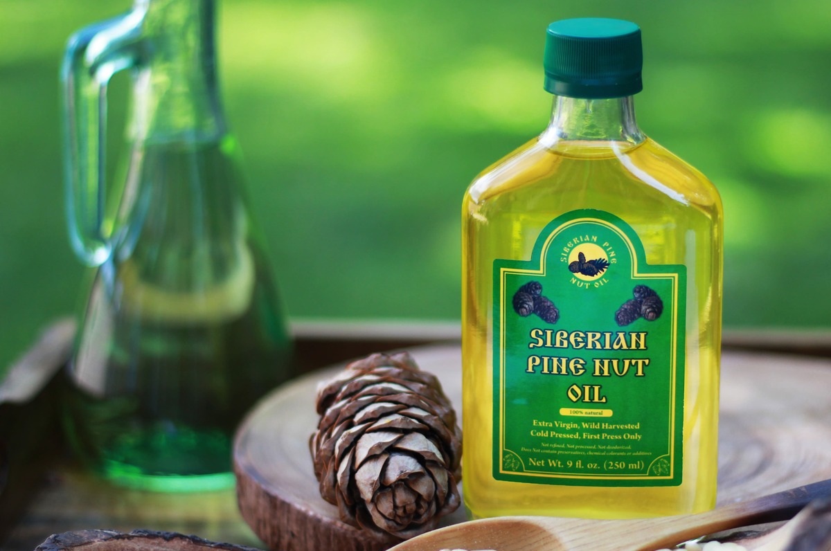 Caring for wooden items with pine nut oil