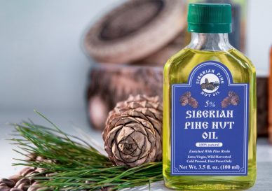 Pine nut oil enriched with pine resin for fungal infections of the nails and skin