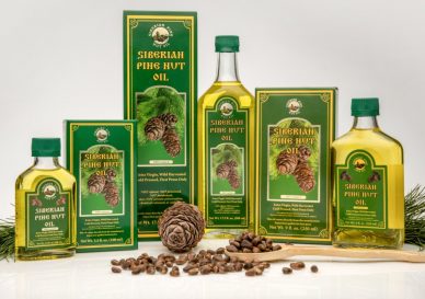 Pine nut oil for sunburn